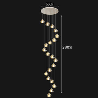 Modern Crystal Chandelier – Elegant LED Pendant Light Fixture for Living Room