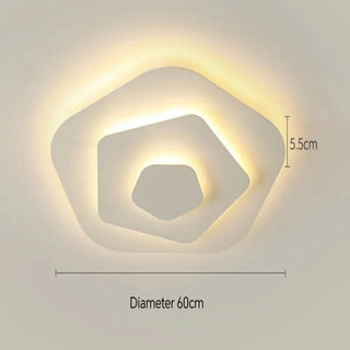 Contemporary Ceiling Light – Adjustable LED Living Room Lamp by Lumavera