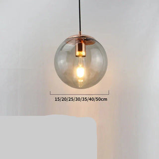 Modern Pendant Light – Gold Pendant Lamp With Glass Shade & Warm Ambient Lighting