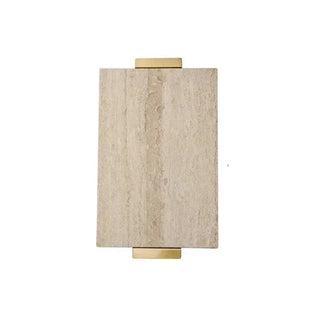 luxury stone tray earthworks handcrafted travertine serving tray elegant home decor side view
