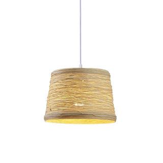 Rattan Pendant Lamp – Nordic Pendant Light for Children’s Bedroom | Energy Efficient