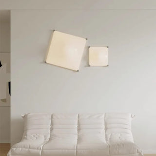 White Acrylic Wall Light – Modern Bedroom Wall Sconce with Soft LED Lighting