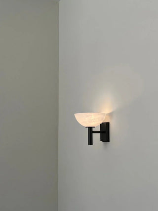 Marble Wall Light – Copper Wall Sconce | Soft Ambient Lighting for Bedroom