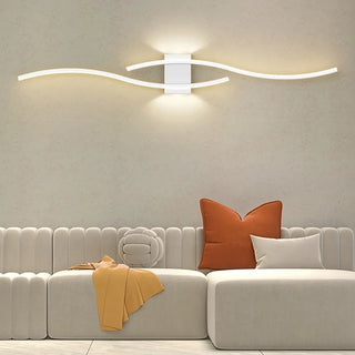 Wave Wall Sconce – Modern Adjustable LED Wall Light with White Acrylic Diffuser