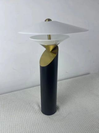 Metal Table Lamp – Classic LED Desk Lamp with Soft Warm Lighting for Bedroom