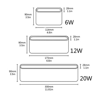 Modern Aluminum Wall Light – Sleek LED Fixture | Durable Contemporary Lighting