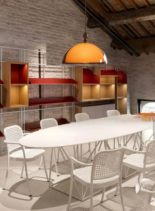 Brown Acrylic Pendant Light – Modern Dining Room Chandelier With Warm Ambient Lighting