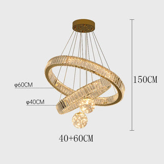 Modern Crystal Chandelier – Dimmable LED Lighting | Elegant Living & Dining Room Fixture