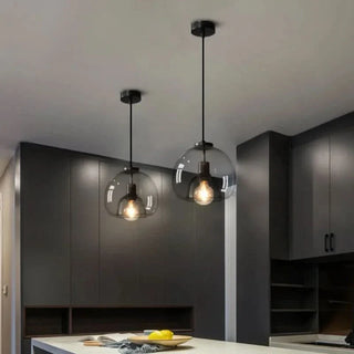 Modern Pendant Light – Elegant Interior Pendant Lamp With Warm Clear Glass