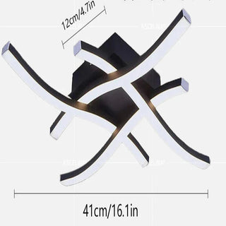 Ceiling Light – Modern Design with Integrated LED & Gold Finish Lighting