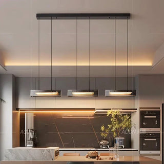 Modern LED Pendant Light – Alloy Adjustable Dimmable Suspension Lighting Fixture