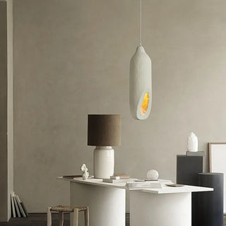 Modern Pendant Light – Beige Interior Pendant Lamp with LED Lighting & Touch Control