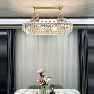 Modern Crystal Chandelier – Luxury Pendant Lighting | Dimmable LED Fixture