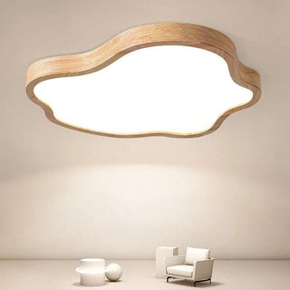Eco LED Ceiling Light – Modern Wood & Acrylic Lamp With Adjustable Color Temperature