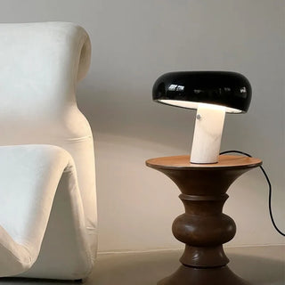 Scandinavian Night Lamp – Small LED Bedside Table Lamp with Soft Warm Lighting
