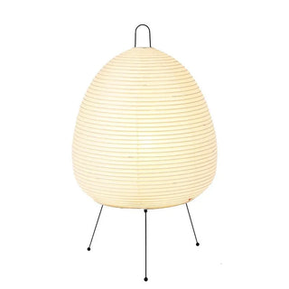 Akari Japanese paper floor lamp – warm ambient light living room