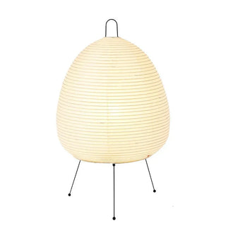 Akari small Japanese paper floor lamp — soft warm LED dimmable