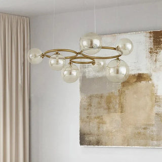 Modern LED Pendant Light – Bright Alloy Hanging Lamp for Living & Dining Room