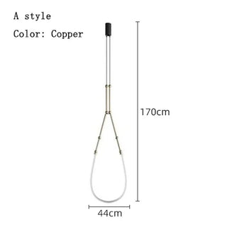 Black Metal Chandelier – Modern Ceiling Light With Tubular Curve Design