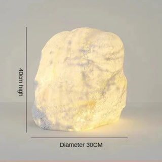 Outdoor Floor Lamp – Sculptural Stone Garden Lighting With Waterproof LED