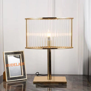 Industrial Table Lamp – Black Metal Lamp With Soft Warm Lighting & Easy Installation
