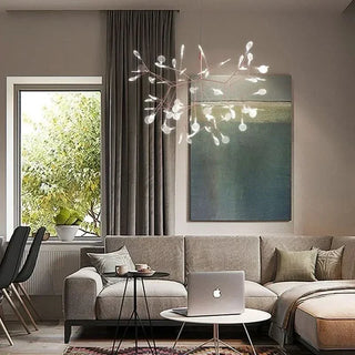 Nordic Pendant Light – 63-Light Firefly Pendant Lamp | Sculptural Branch Chandelier