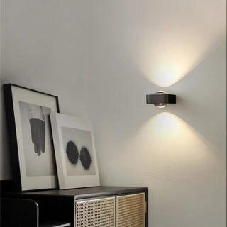 Modern Wall Light | Stainless Steel LED Wall Lamp - Black & Gold Sconce
