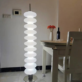Contemporary Floor Lamp – Adjustable LED Lighting With Dimmer | Acrylic Chrome Finish