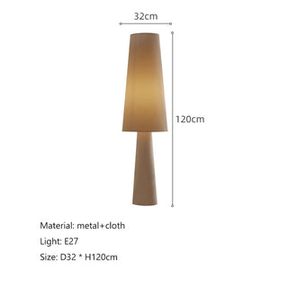 Modern minimalist ivory floor lamp — E27 cozy ambient lighting