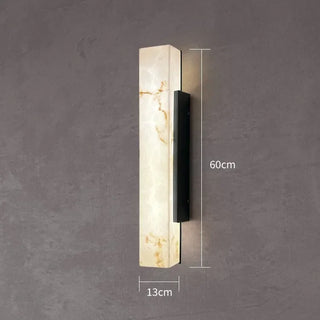 Marble-Effect Wall Light – Waterproof Outdoor Wall Sconce with LED Lighting