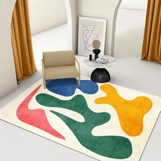 abstract artistry rug italian luxury recycled polyester rectangle woven rug close-up