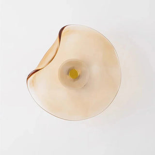 Glass Stone Wall Light | Modern Wall Lamp with Soft LED Lighting and Tempered Glass Fixture