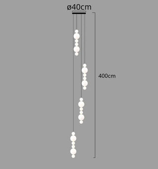 Modern Iron Pendant Light - Adjustable Dining Room Lighting with LED Energy Saving