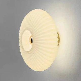 Glass Stone Wall Lamp – Sculptural Wall Light with Warm Amber Glow & E27 Bulb