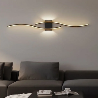 Wave Wall Sconce – Modern Adjustable LED Wall Light with White Acrylic Diffuser