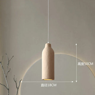 LED Polymer Chandelier – Modern Pendant Light with Natural Polymer Shade