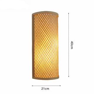 Bamboo Wall Light – Indoor Wall Sconce With Natural Bamboo Lighting & Easy Installation