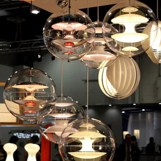 LED Sphere Pendant Light – Modern Pendant Light With Metallic Finish Lighting