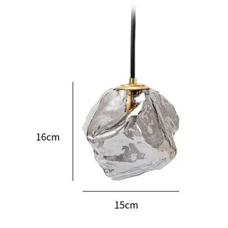 Scandinavian Pendant Lamp – Modern Hanging Lamp with Lava Glass Lighting