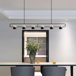 Black Metal Pendant Lamp – Modern Pendant Light With LED Hanging Lamp Design
