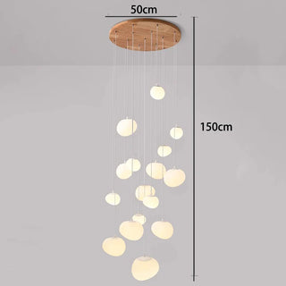 Modern Alloy Chandelier – Gold Finish Ceiling Light With Integrated LED Lights