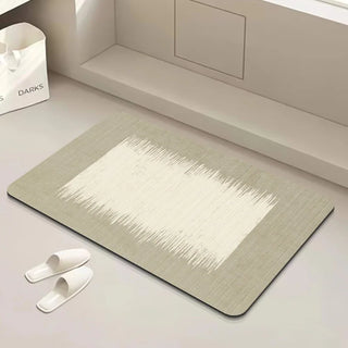 diatomaceous earth quick-dry anti-slip bath mat front view