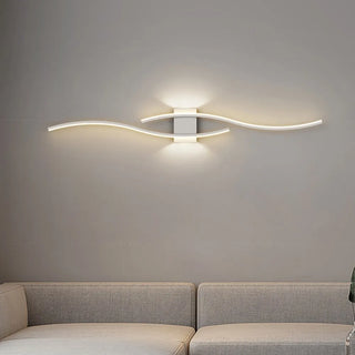 Wave Wall Sconce – Modern Adjustable LED Wall Light with White Acrylic Diffuser