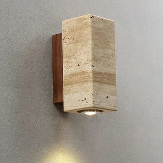 Marble Wall Sconce – Modern Aluminum Wall Light | Soft Bedroom Lighting
