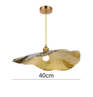 Modern Pendant Light – Artistic LED Pendant Light Fixture with Gold Finish