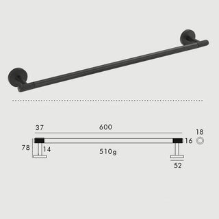 modern bathroom hardware concept black metal copper bath accessories detail