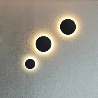 Outdoor Wall Lamp – Minimalist Aluminium Disc Light | IP65 Waterproof Lighting