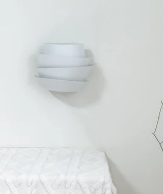 Nordic Wall Light – White Metal LED Modern Wall Lamp with Directional Lighting