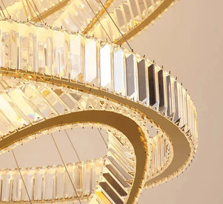 Modern Crystal Chandelier – Dimmable LED Lighting | Elegant Living & Dining Room Fixture