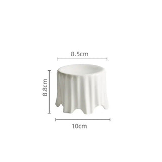 ceramic dinner plate earthworks handcrafted porcelain dishware luxury dining tableware alternate view
